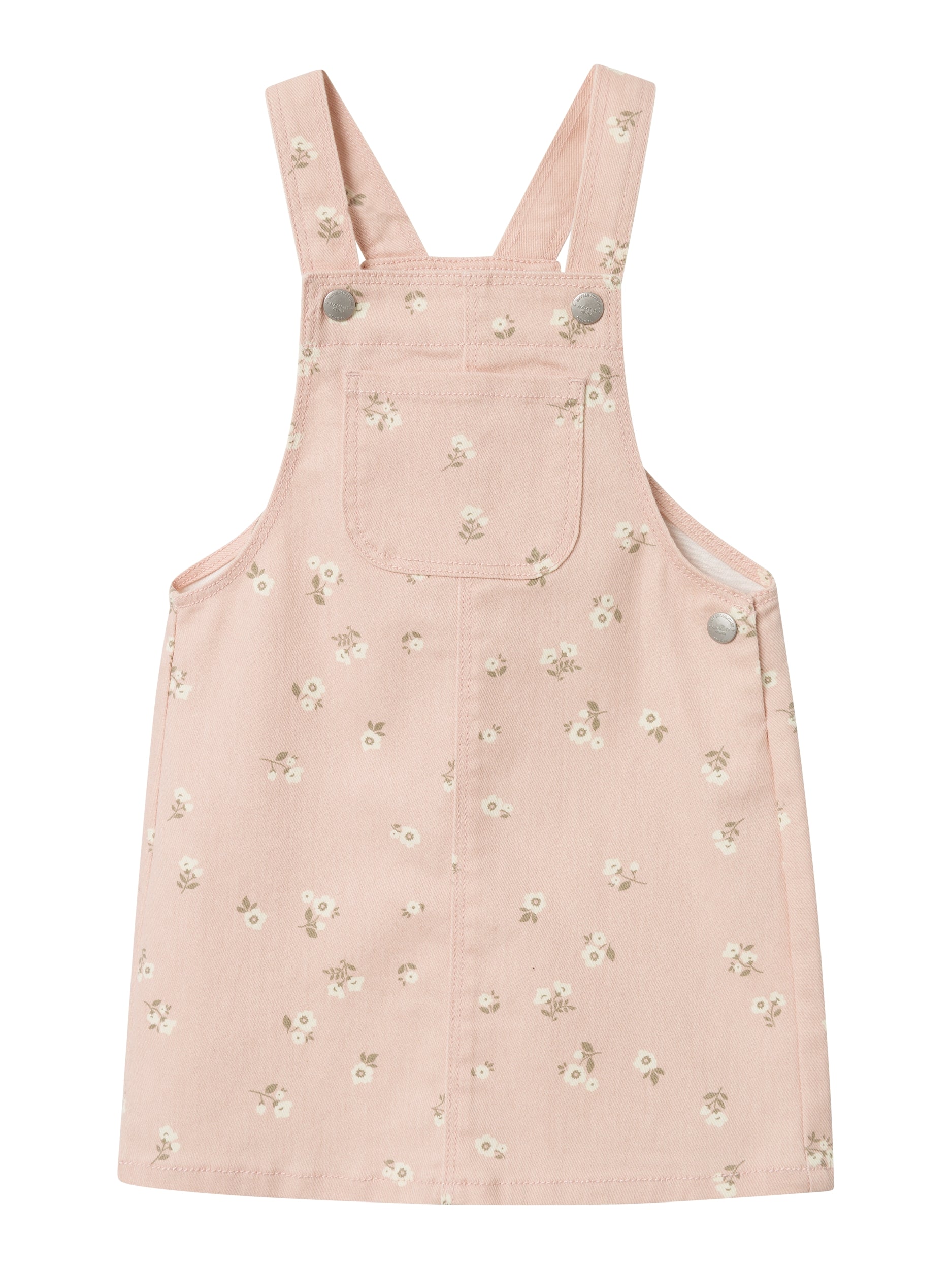 Girl's Jessie Twill Dress-Sepia Rose-Front View