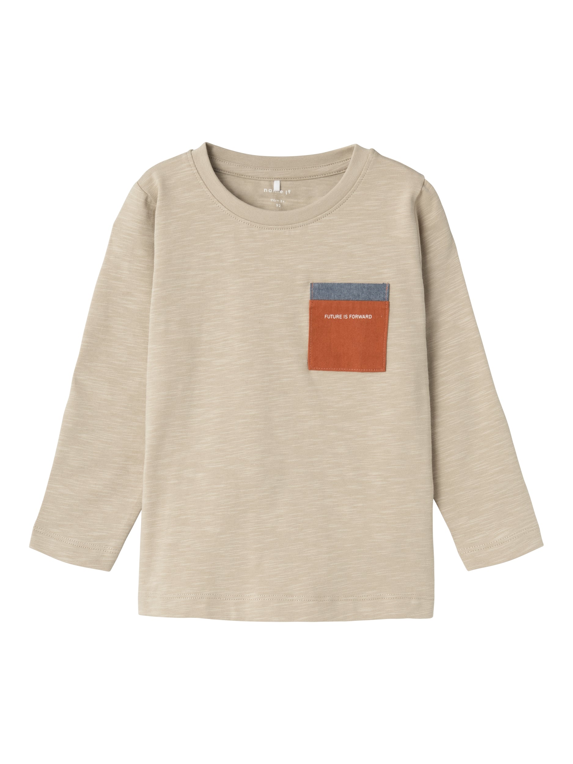 Boy's Benny Long Sleeve Top-Pure Cashmere-Front View