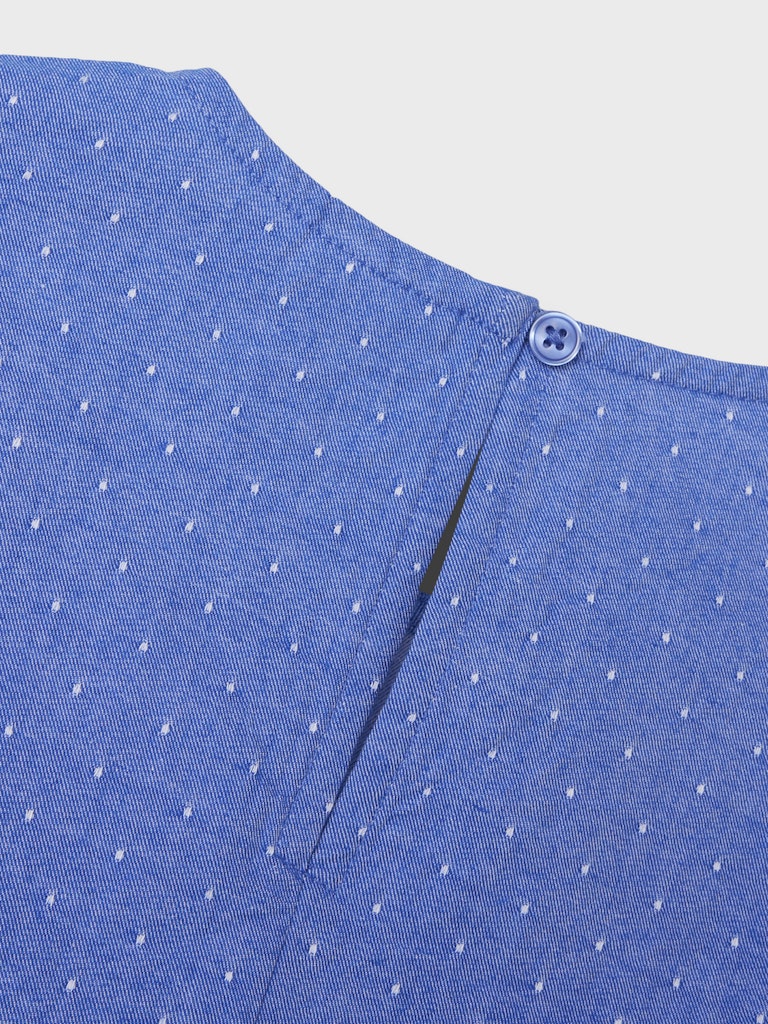 NAME IT Fadotta Short Sleeve Top-Clematis Blue Clematis Blue detail view