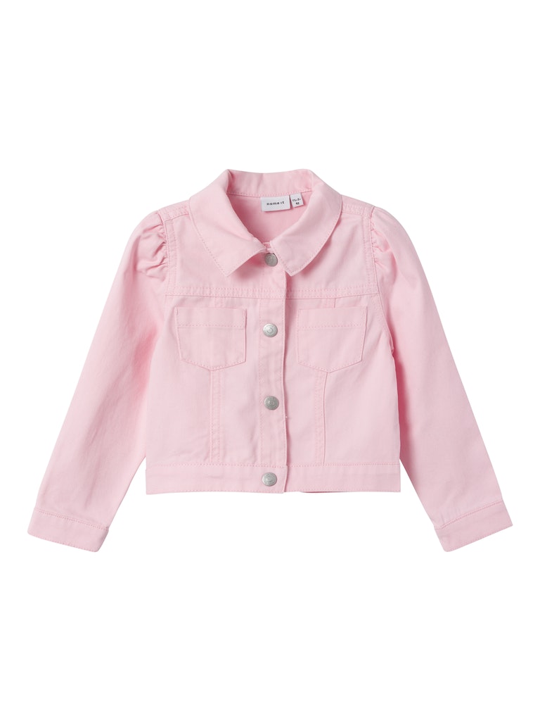 Girl's Fatae Twill Jacket 5439-Parfait Pink-Front View