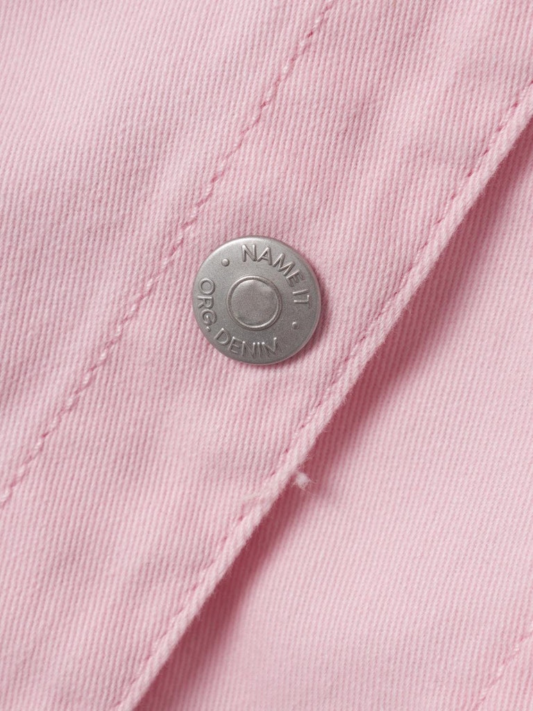 Girl's Fatae Twill Jacket 5439-Parfait Pink-Button View