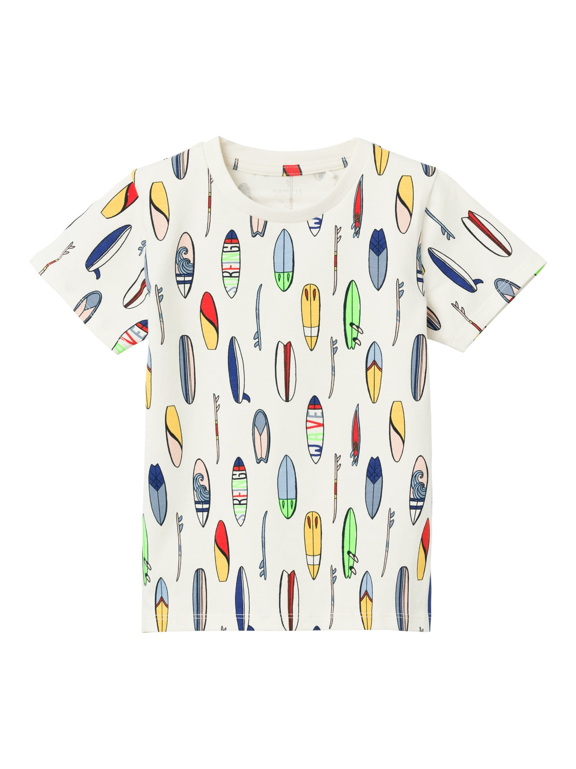 Boy's Flyne Short Sleeve Top-Jet Stream-Front View