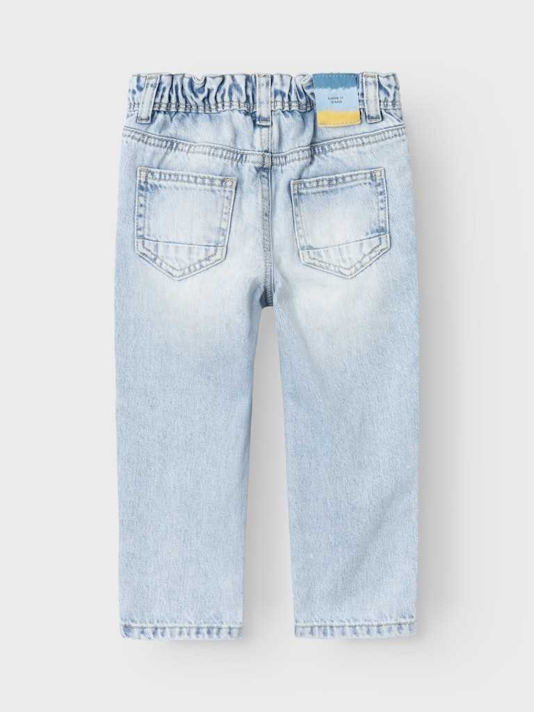 Boy's Silas Tapered Jeans 5790-Light Blue Denim-Back View