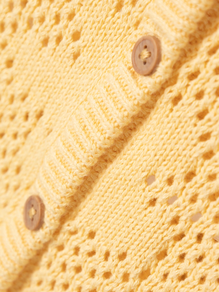 Hipearl Long Sleeve Knit Cardigan-Impala-Button detail
