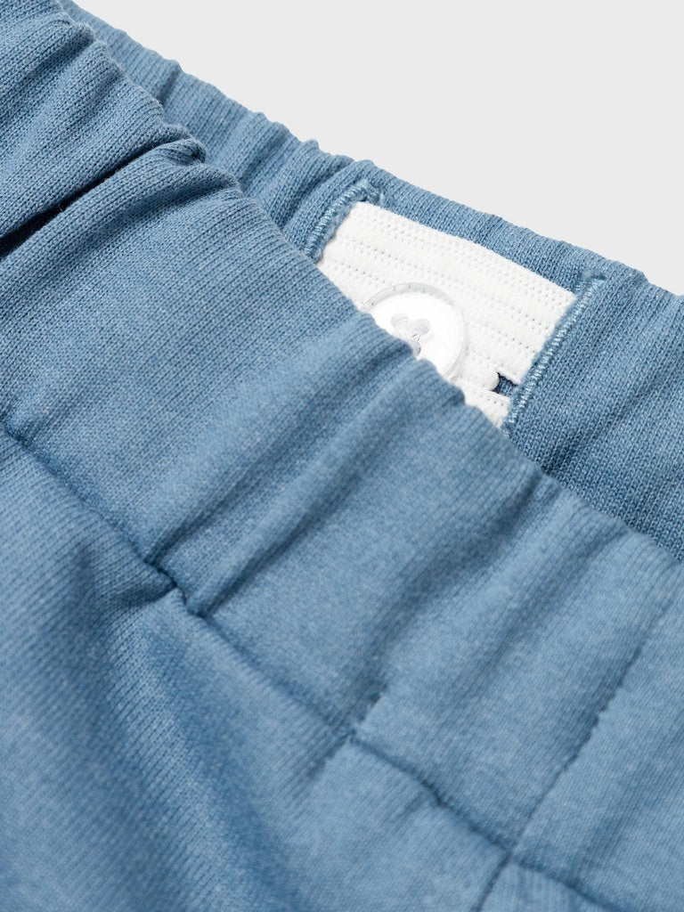 Hajdar Sweat Provincial Blue Shorts-Waist adjuster view