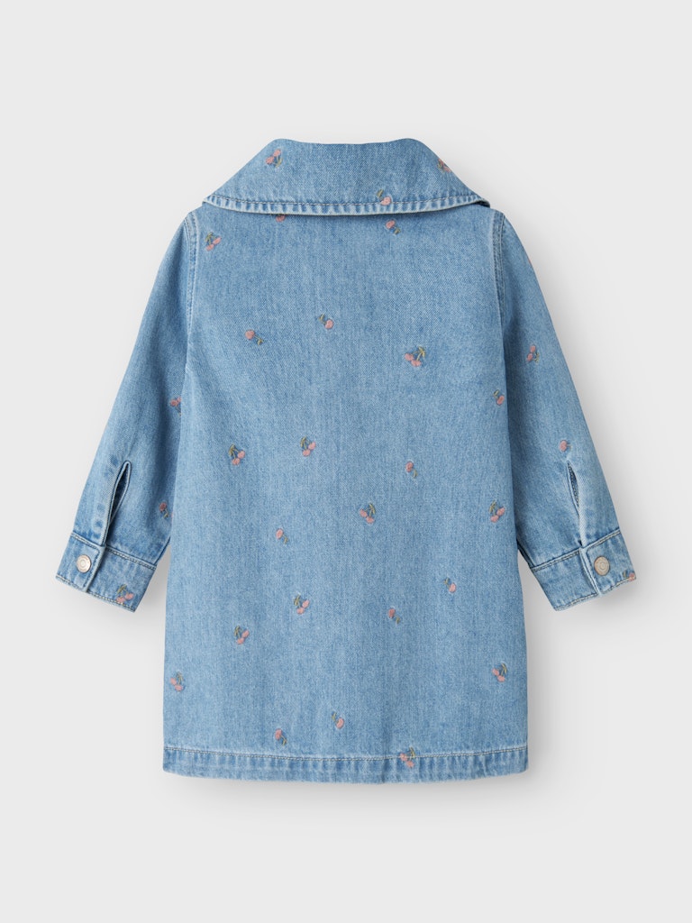 Piper Denim Light Blue Denim Dress-Back view