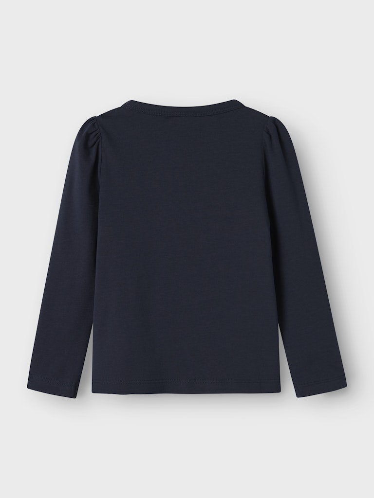 Girl's Tasjaa Long Sleeve Top-Dark Sapphire-Back View