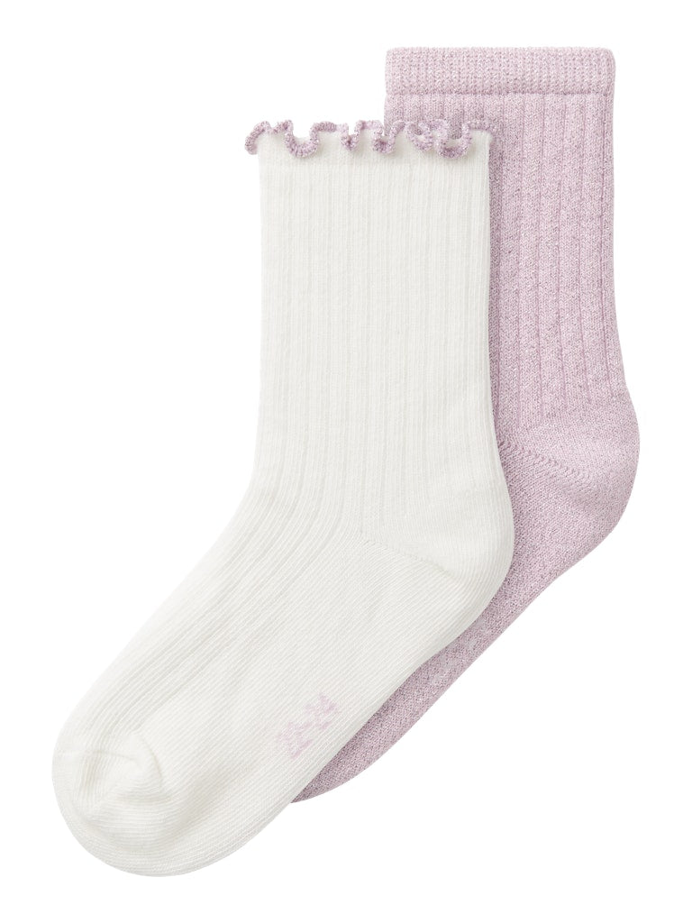 Tutti 2 Pack Socks-Winsome Orchid