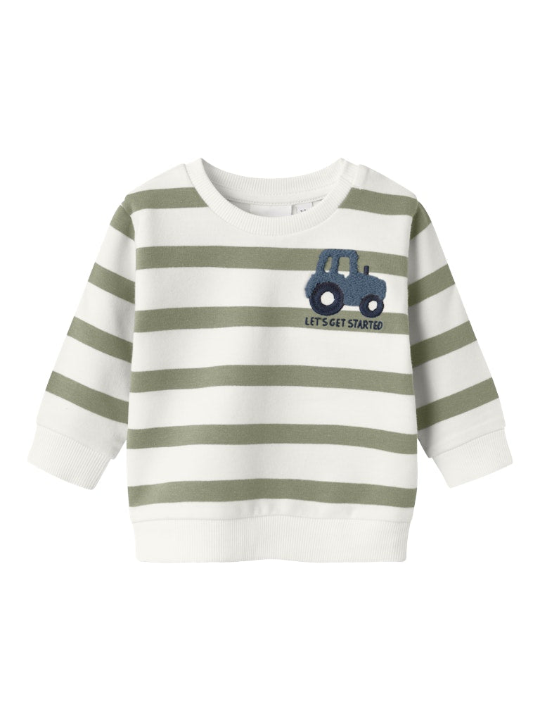 Newborn Bevo Long Sleeve Sweat-Tea-Front View