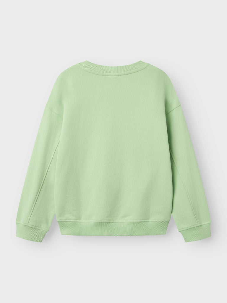 Bulop Long Sleeve  Green Sweat-Back view