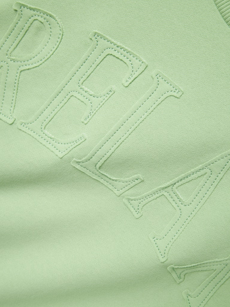 Bulop Long Sleeve  Green Sweat-Relax embroidered detail