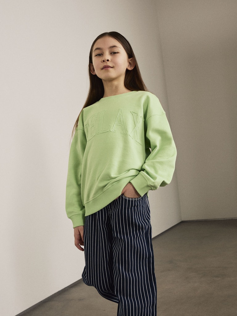 Bulop Long Sleeve  Green Sweat