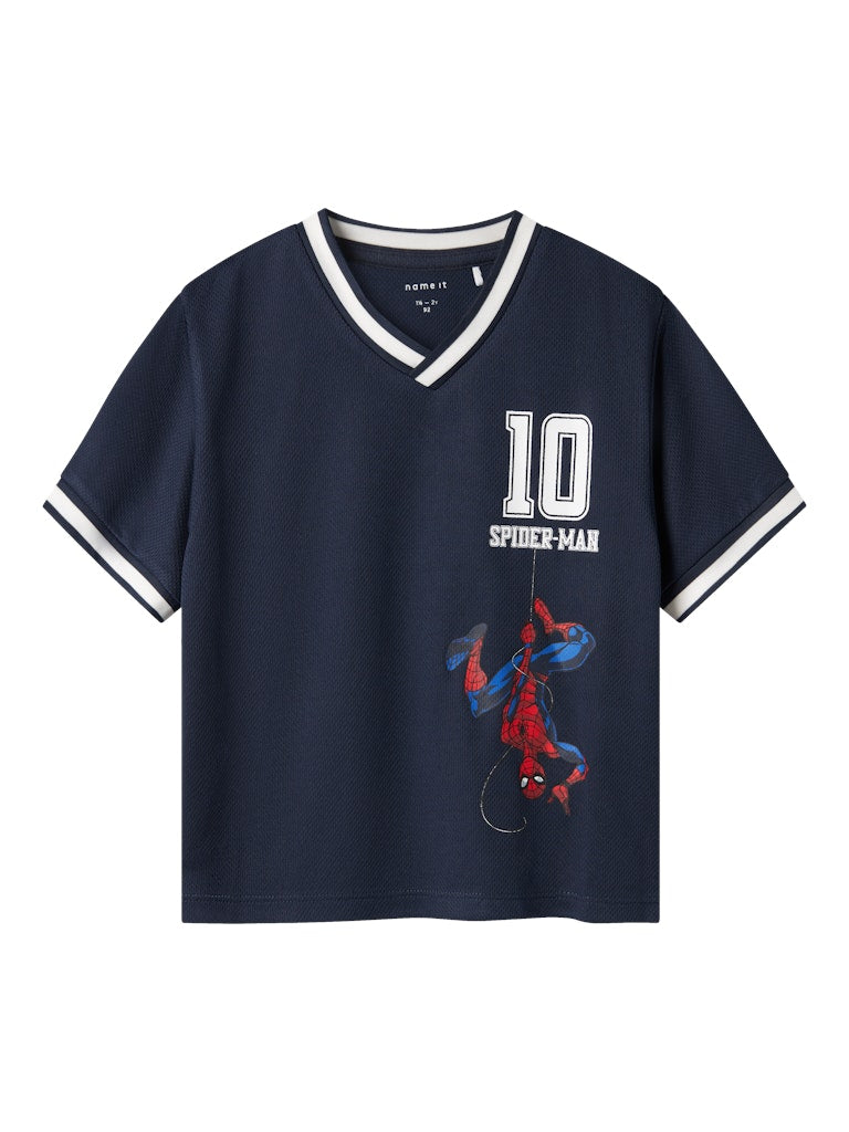 Matz Spider Man Navy Top