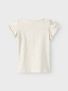 NAME IT Follyglitter Short Sleeve Top-Peyote Melange Peyote Melange detail view