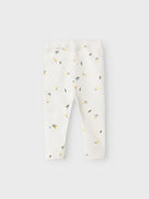 NAME IT Filly Cloud Dancer Leggings Cloud Dancer model front view