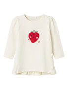 NAME IT Feva Long Sleeve Tunic-Cloud Dancer Cloud Dancer front view
