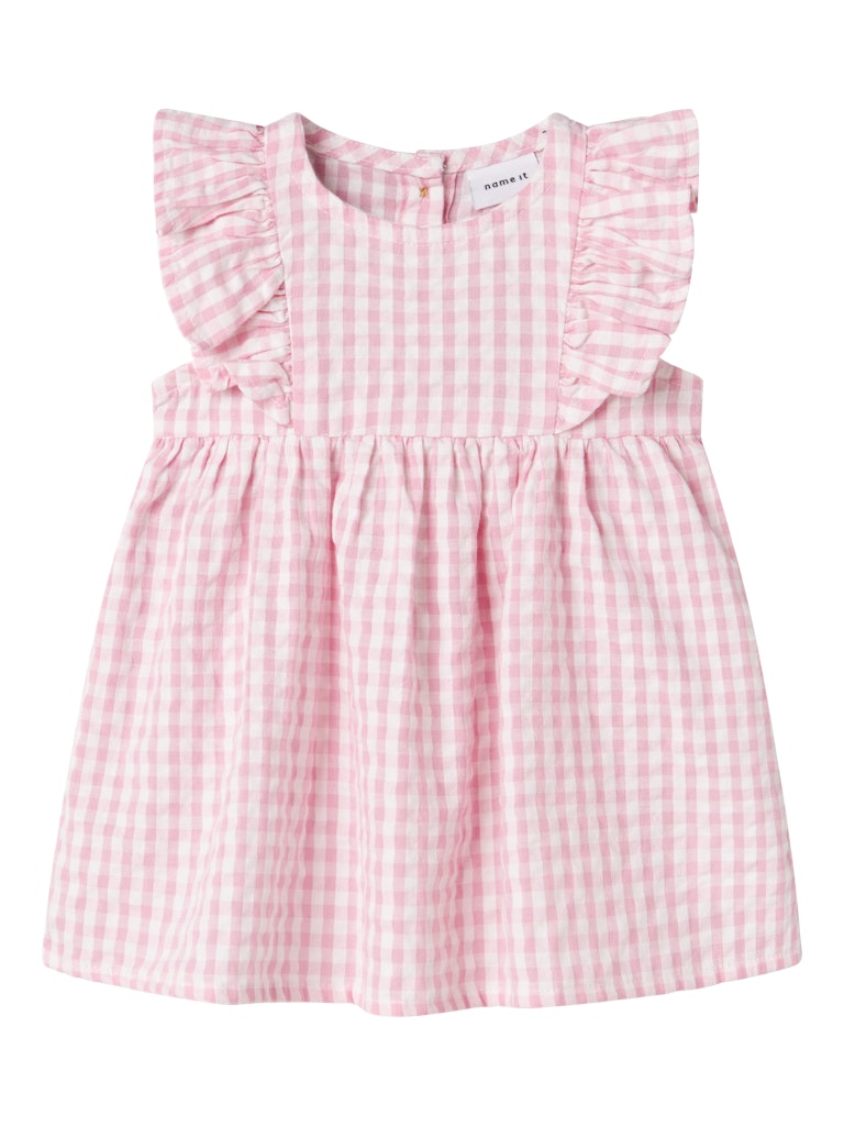 NAME IT Halmi Pink Spencer Dress Cameo Pink front view