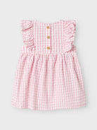 NAME IT Halmi Pink Spencer Dress Cameo Pink model front view