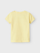 NAME IT Happy Short Sleeve Top-Lemon Meringue Lemon Meringue model front view