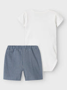 NAME IT Helmar Blue Mirage Shorts Set Blue Mirage detail view