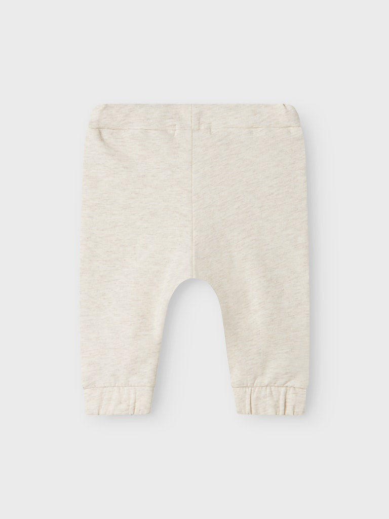 NAME IT Hush Light Sweat Pant-Peyote Melange peyote melange detail view