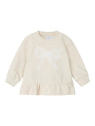 NAME IT Hush Long Sleeve Light Sweat-Peyote Melange peyote melange front view