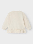 NAME IT Hush Long Sleeve Light Sweat-Peyote Melange peyote melange model front view