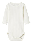 NAME IT Happy Cloud Dancer Body Suit CLOUD DANCER front view