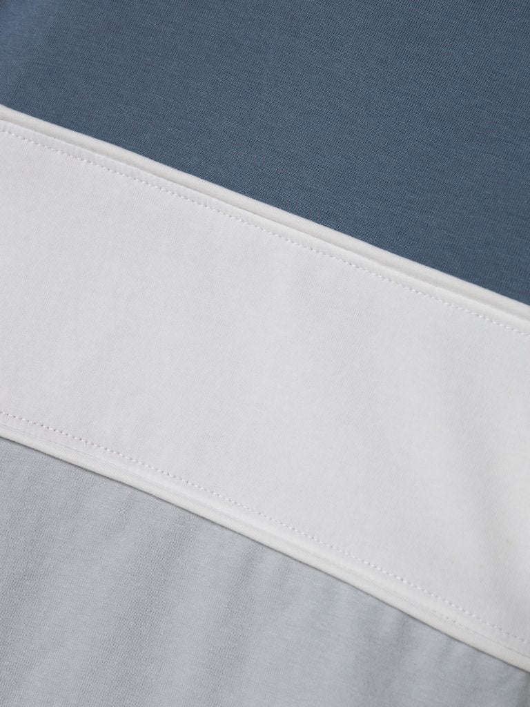 Hanni Pearl Blue Top-Fabric close up 