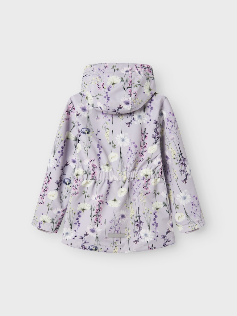 Girl's Maxi Li Jacket-Misty Lilac-Back View