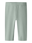 NAME IT Vivian Capri Legging-Aqua Gray Aqua Gray front view