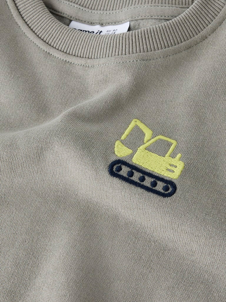 Boys Vallen Long Sleeve Sweat-
Shadow-Close Up View