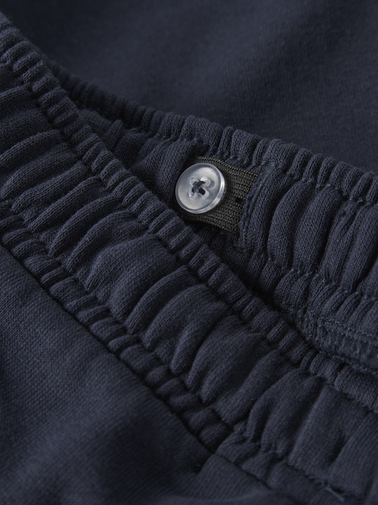 Boys Vallen Regular Sweat Pant-
Navy Blazer-Waist Band View