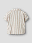 NAME IT Fedenis Shirt-13227255 Chateau Gray back view
