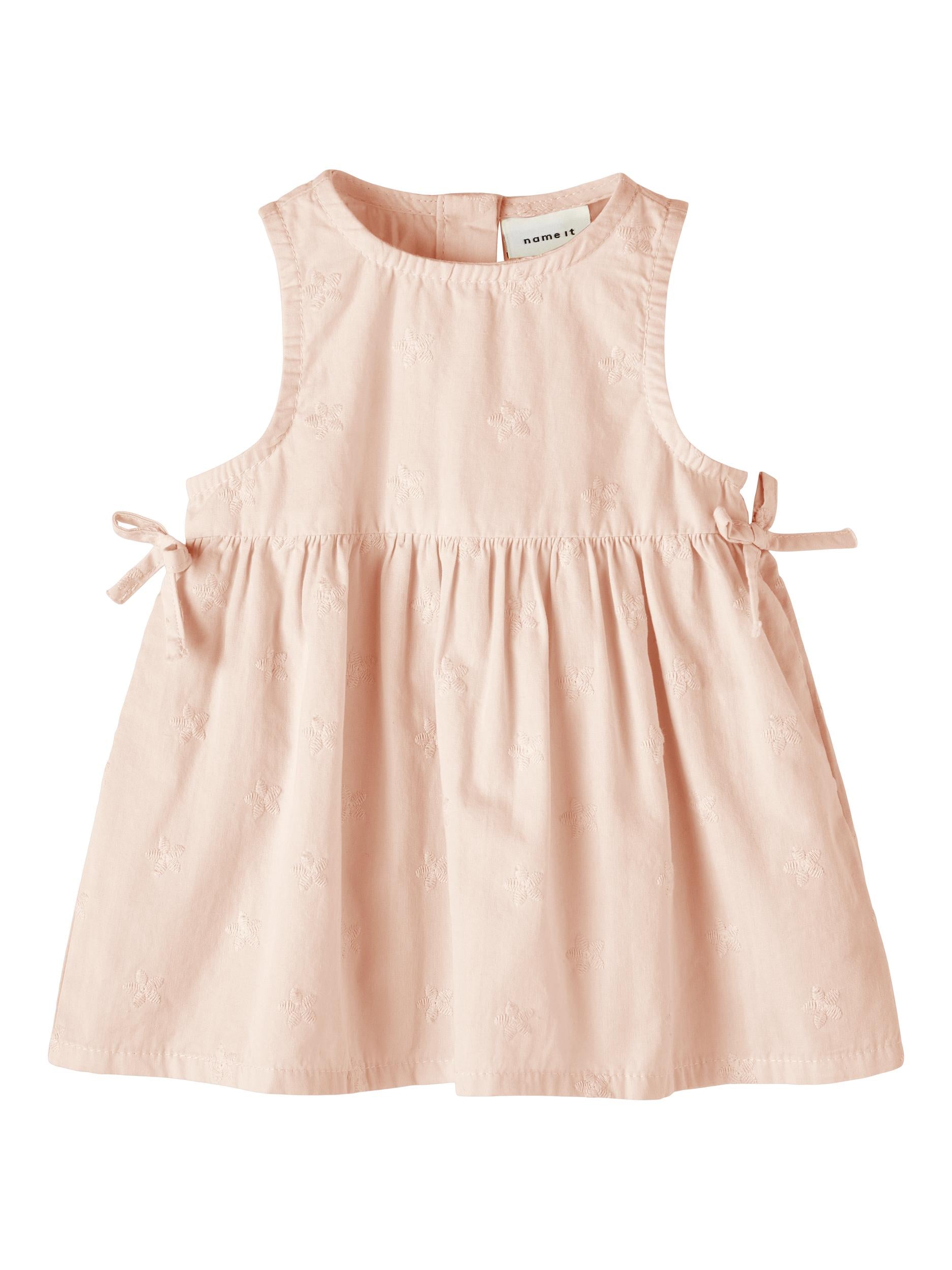 Girl's Rose Smoke Jamille Spencer Dress-Ghost Front View