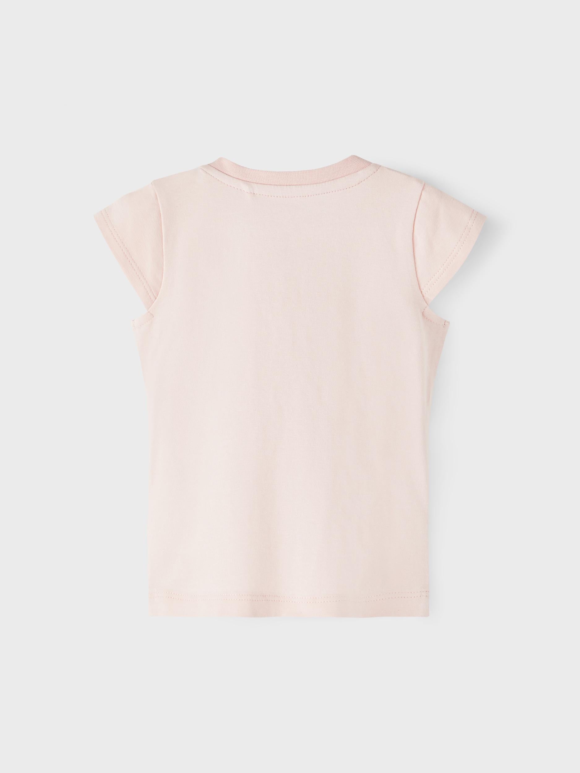 NAME IT Janna Cap Sleeve Top Rose Smoke detail view