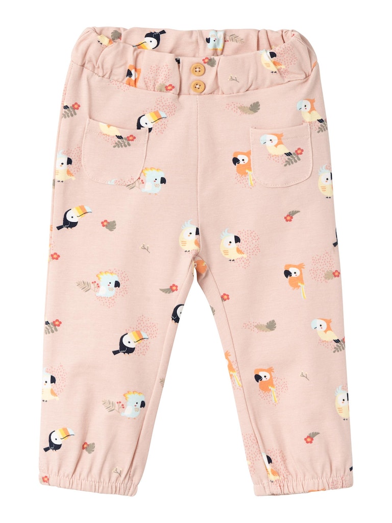 NAME IT Jahra Pants Rose Smoke model front view