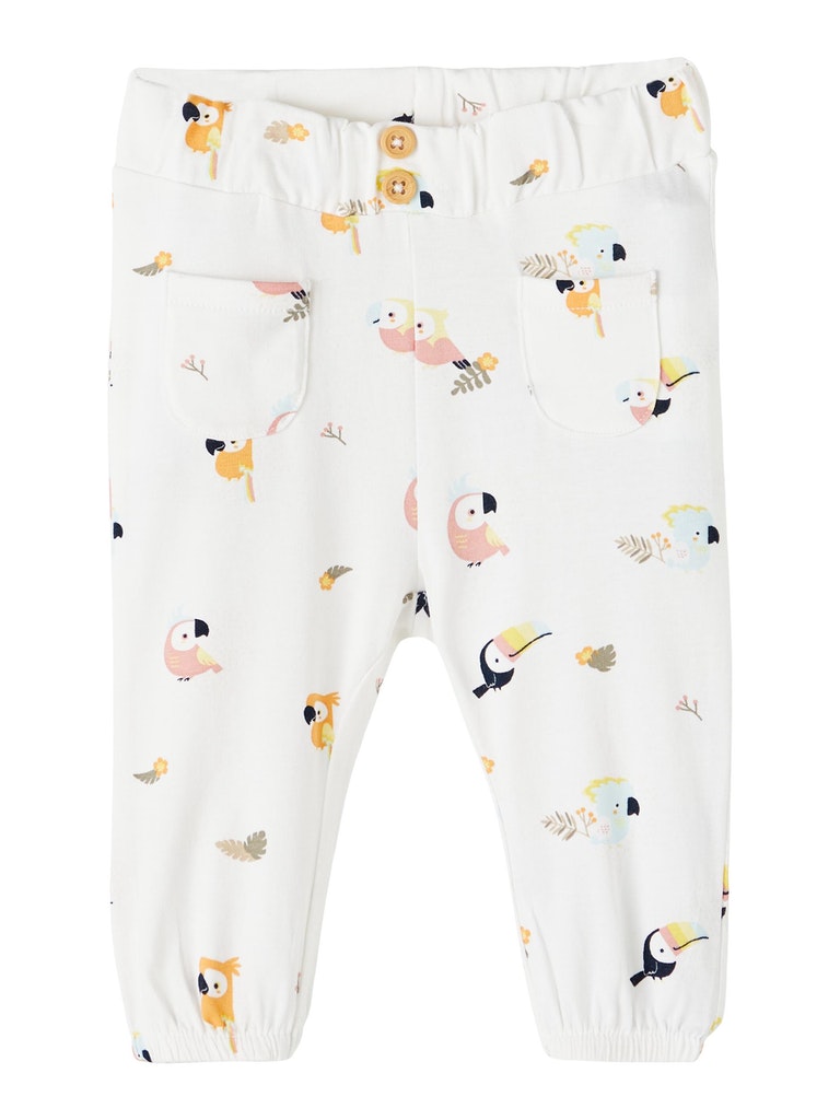 NAME IT Jahra Pants Bright White front view