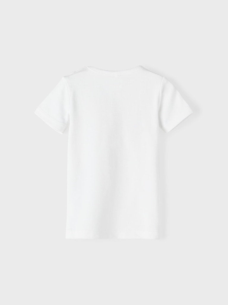 NAME IT Joggie Short Sleeve Top Dusty Blue back view