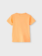 NAME IT Jinus Short Sleeve Top Mock Orange back view