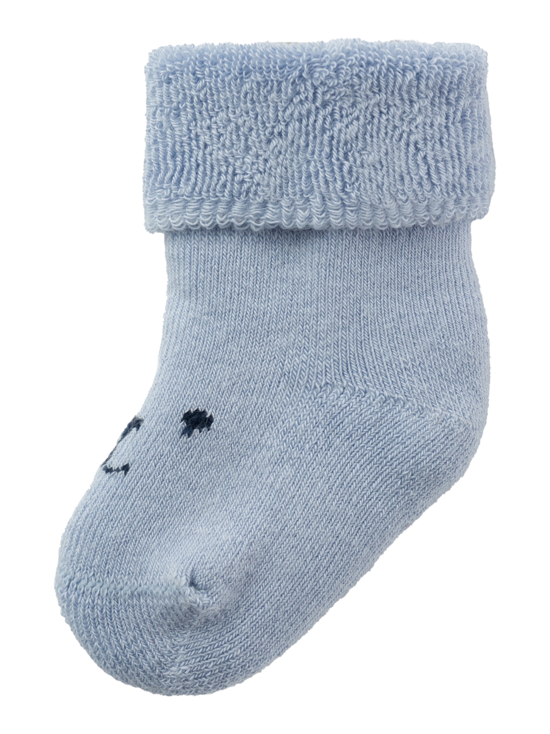Boy's Toddo Terry Frotte Sock-Zen Blue-Side View
