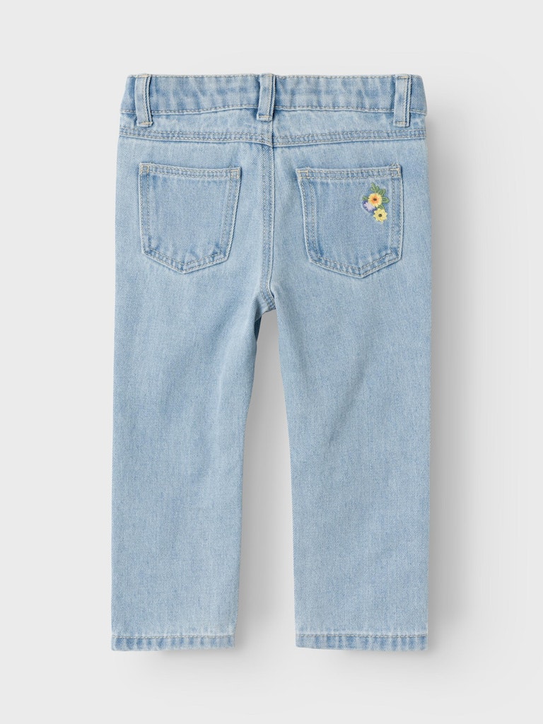 Girl's Rose Jeans 9509-Light Blue Denim-Back View