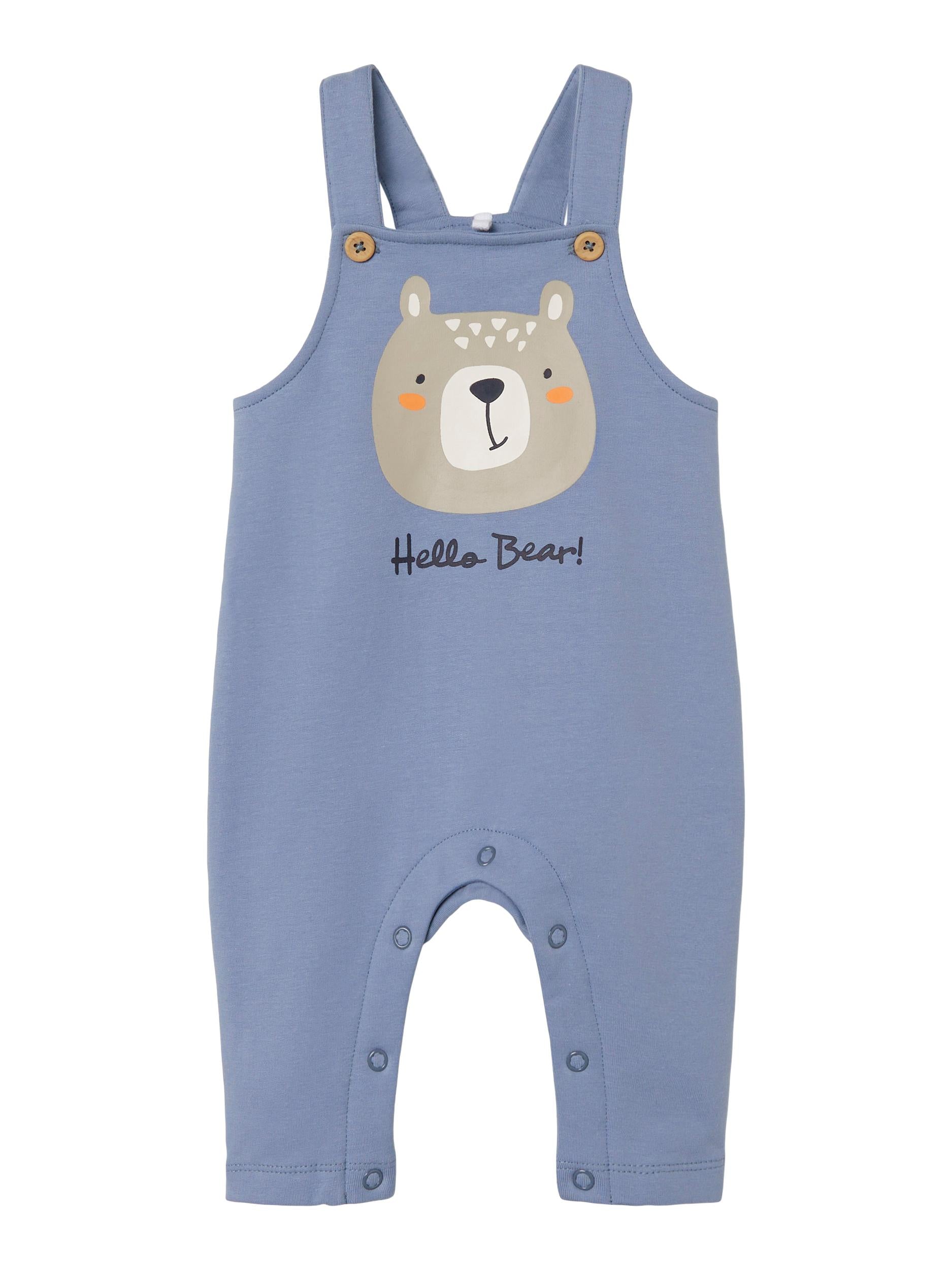 Boy's Vonne Sweat Overall-Troposphere-Front View