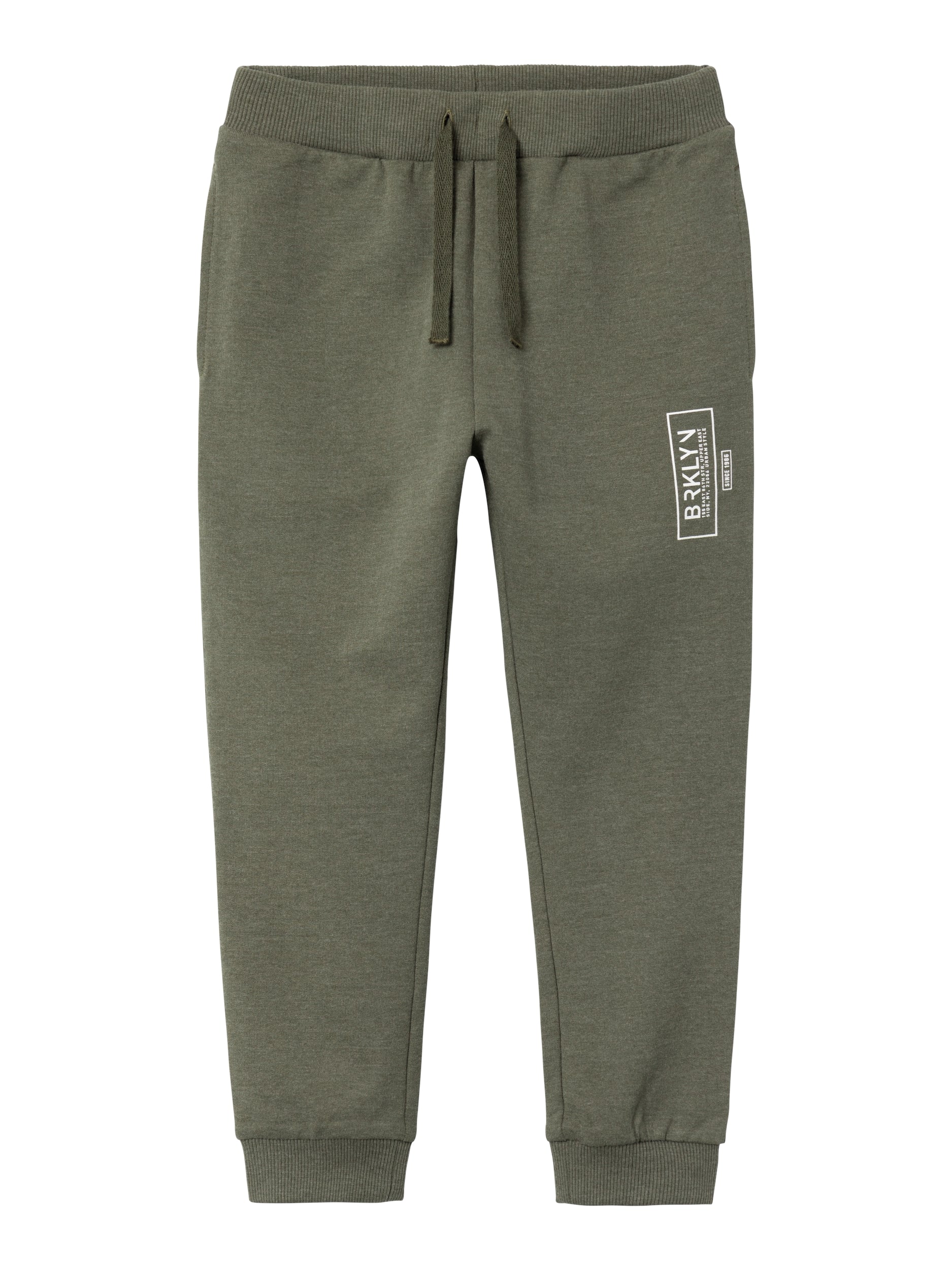 Boy's Valon Sweat Pant-Dusty Olive-Front View
