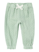 NAME IT Deanne Pant-Silt Green Silt Green front view