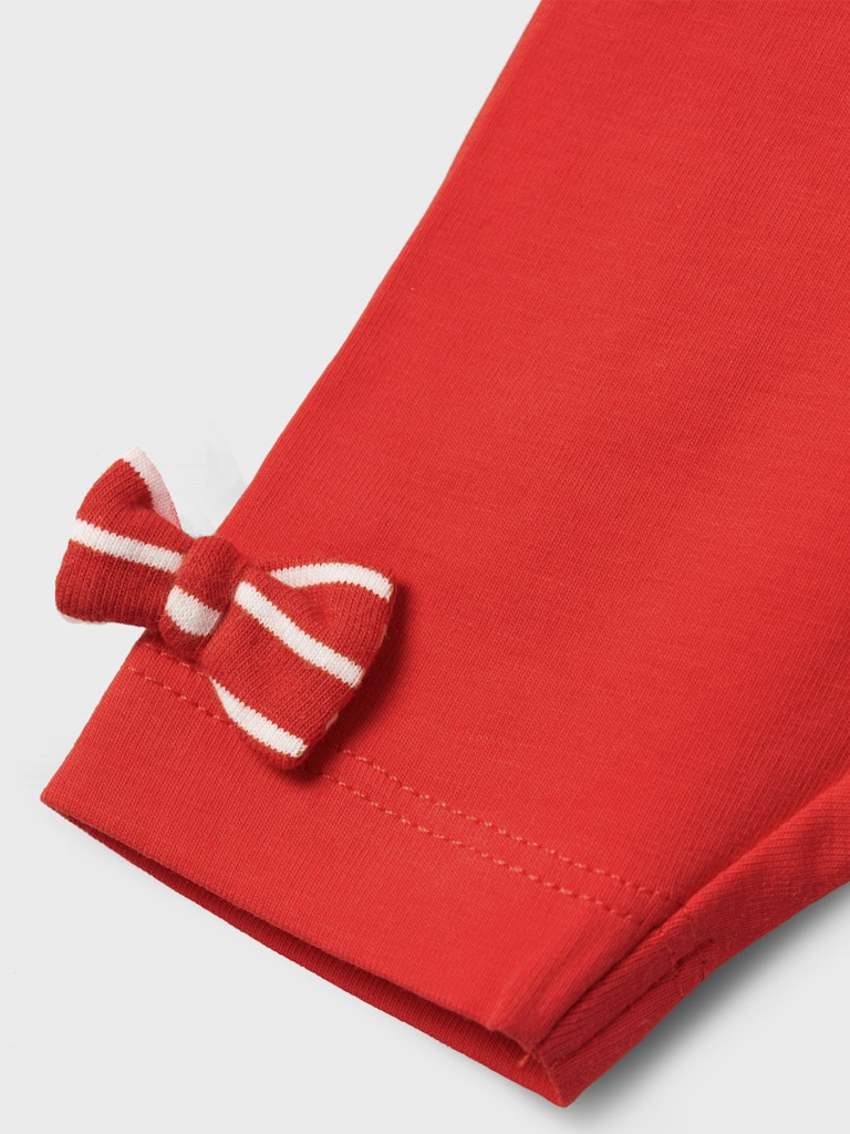 NAME IT Feliva Capri Pant-Tomato Tomato model front view