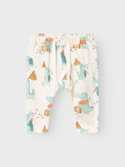 NAME IT Jevan Pant Box-Jet Stream Jet Stream front view