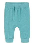 NAME IT Jobus Light Sweat Pant-Bristol Blue Bristol Blue front view