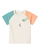 NAME IT Jobuso Short Sleeve Top-Jet Stream Jet Stream front view