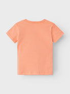 NAME IT Juman Short Sleeve Top-Papaya Punch Papaya Punch back view